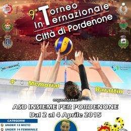 Tutto pronto per la nona edizione del torneo internazionale “Città di Pordenone” – 4º memorial Nicola Barattin 