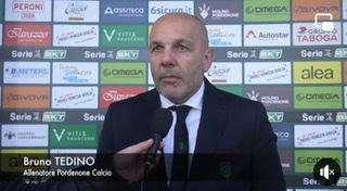 Pordenone-Cosenza, Tedino: “Era una partita da vincere a tutti i costi”