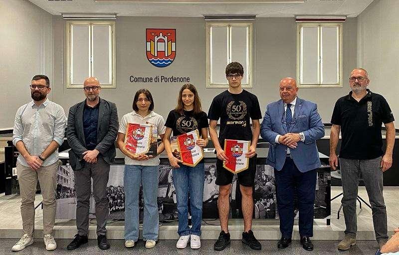 Polisportiva Villanova Judo: Laura Covre ricevuta in Comune a Pordenone