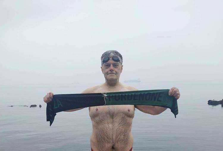 Pordenone Calcio: Franz Rizzi, anche quest'anno consueto tuffo neroverde di capodanno