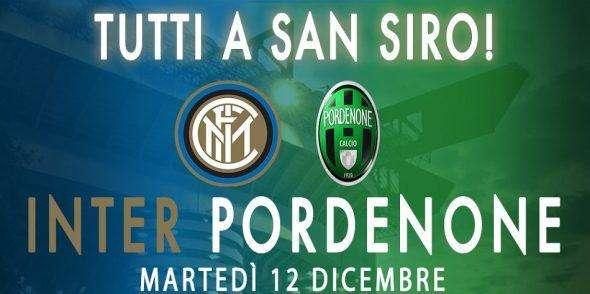 Ottavi di finale Tim Cup: Inter-Pordenone, prevendita attiva