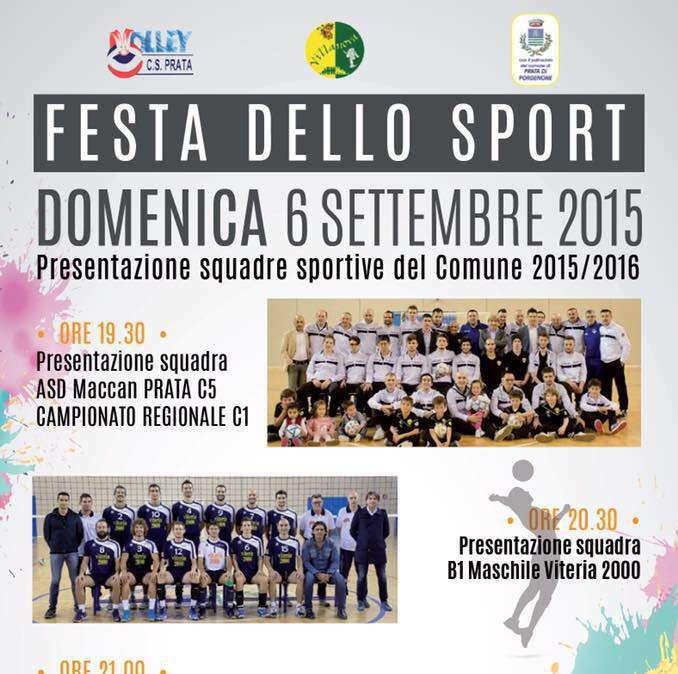 Festa dello Sport di Villanova: i commenti del sindaco Favot, del presidente dell’ASD Maccan Prata C5 e del Volley Prata