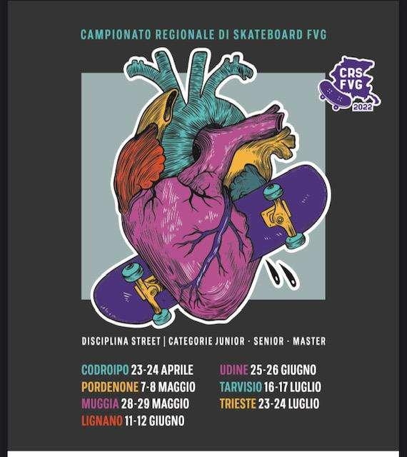 Skate: al via il Campionato Regionale Skateboard FISR/FVG - 2022