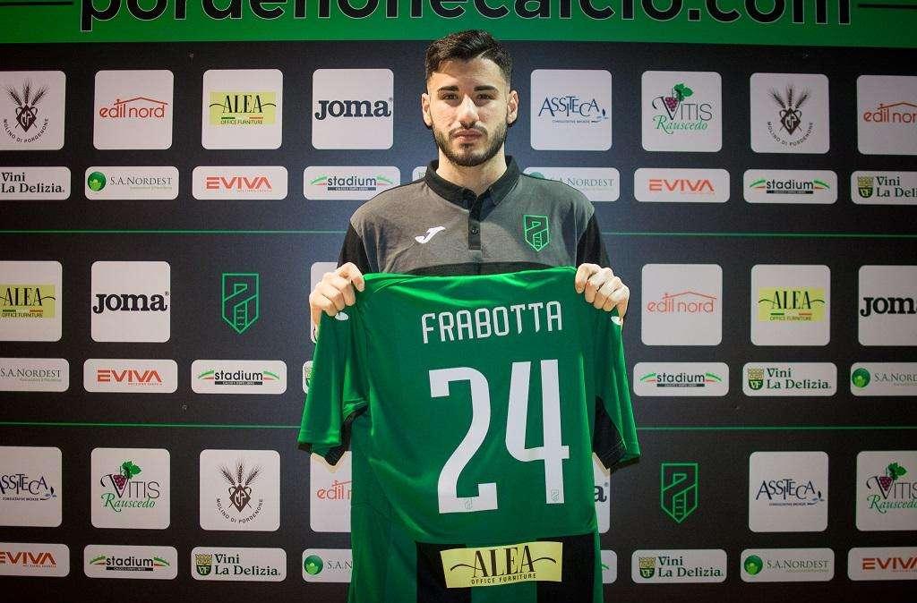 Pordenone Calcio: ufficiale, ingaggiato il difensore Gianluca Frabotta
