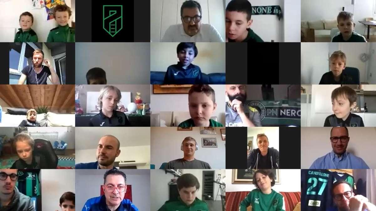 Pordenone Calcio: “Casa Neroverde”, un centinaio di tifosi in video con i Ramarri