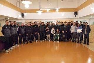 Pordenone Calcio: Ramarri in visita all'Area Giovani del Cro di Aviano