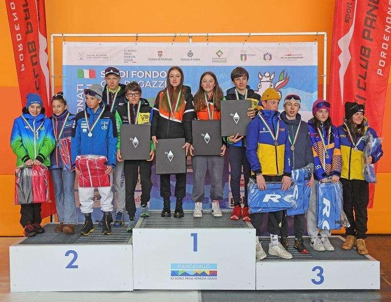 Campionati italiani di sci di fondo "Ragazzi": record di staffette per la categoria