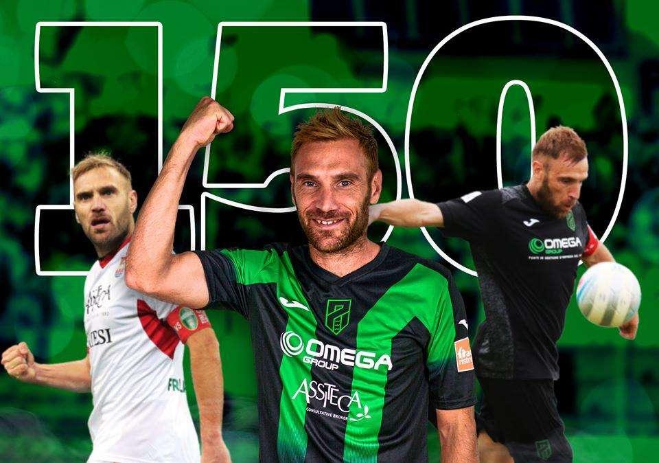 Pordenone Calcio, Stefani 150 partite in neroverde: "La pagina più bella è ancora da scrivere"