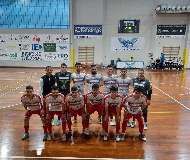Calcio a 5: serie C. Naonis Futsal, torna il sorriso dopo la sconfitta di Lignano
