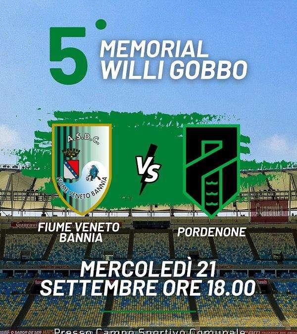 Pordenone Calcio: oggi a Fiume Veneto il Memorial Gobbo