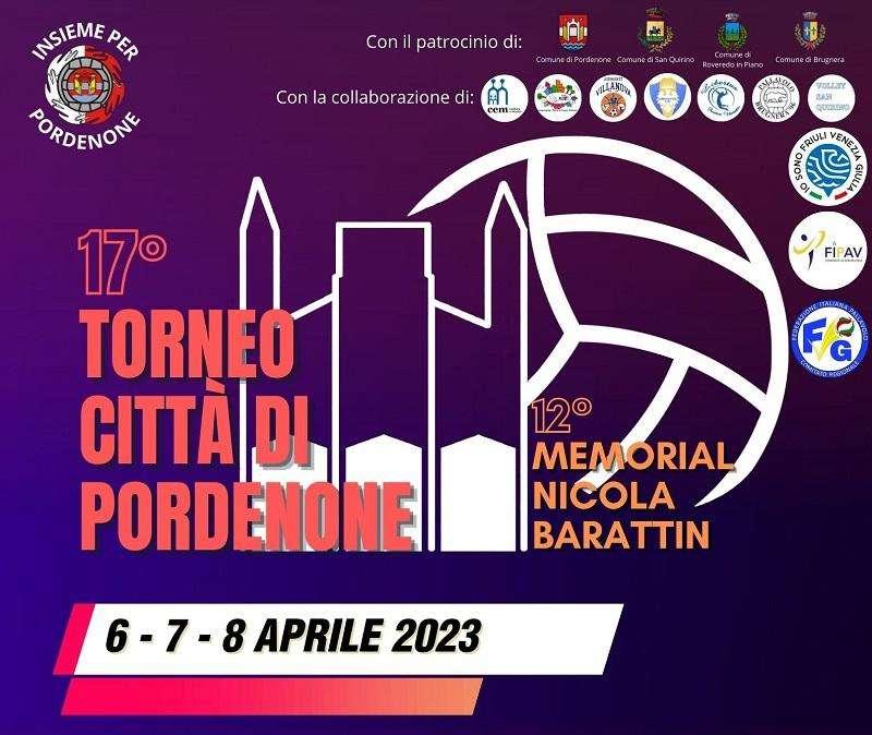 Volley: fervono i preparativi per il Torneo Città di Pordenone – Memorial Barattin