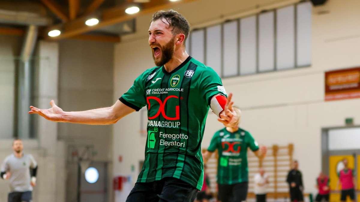 Calcio a 5: Pordenone C5, conferma in maglia neroverde per Finato