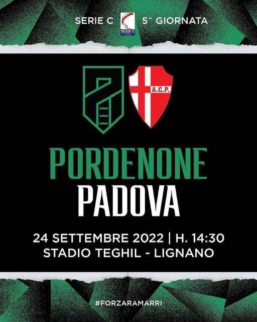 Pordenone Calcio:  Padova nel mirino