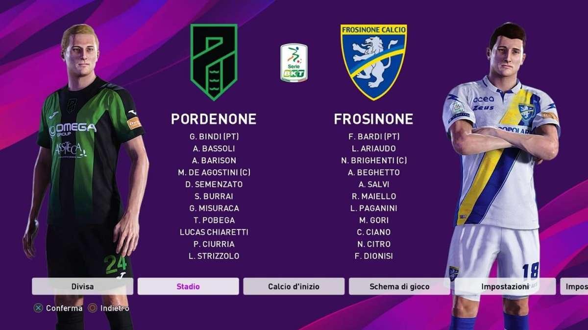 Pordenone Calcio: al via il campionato di serie BeSports; i Ramarri sfidano il Frosinone