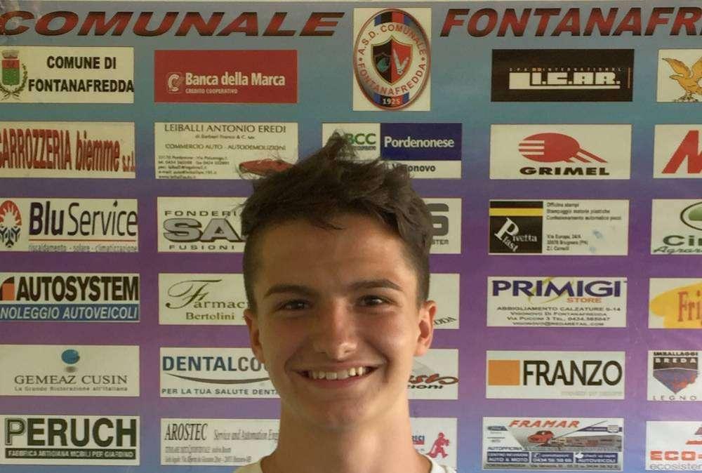 Fontanafredda, il giovane talento Zamuner passa all'Udinese