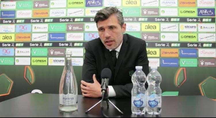 Pordenone-Virtus Entella, Domizzi: "Squadra ancora al 25/30% delle sue potenzialità; ai ragazzi ho chiesto coraggio"