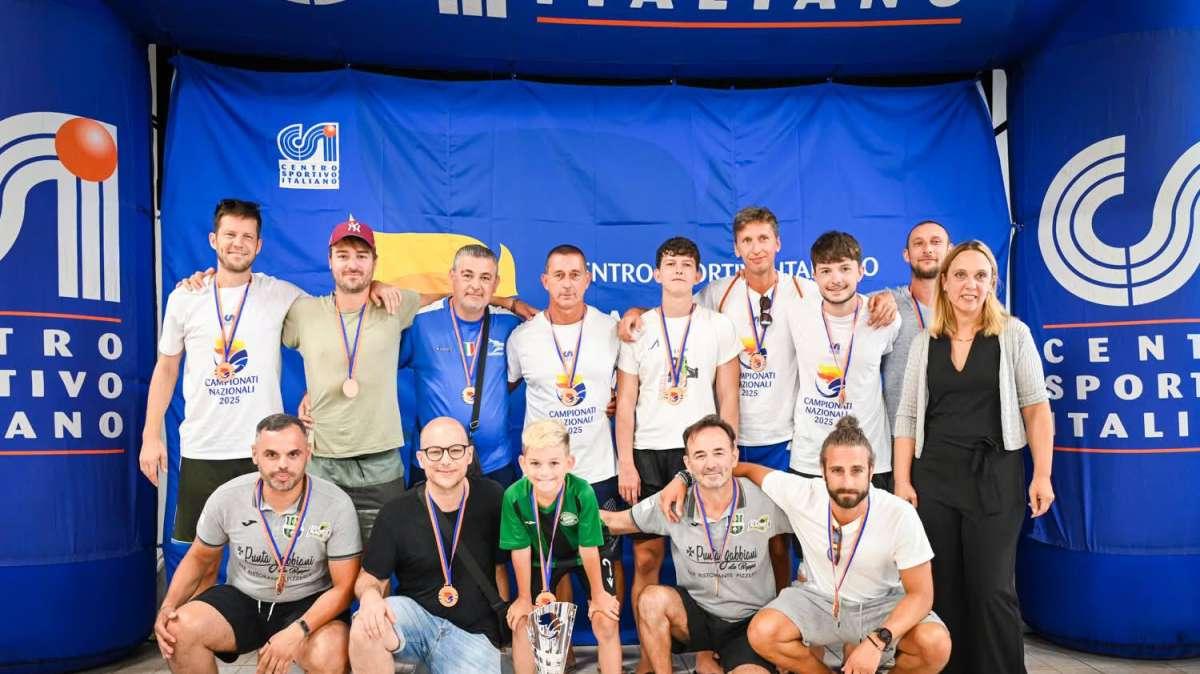 Calcio a 5: Punta Gabbiani Pordenone Amatori C5, fantastico terzo posto nazionale per i neroverdi