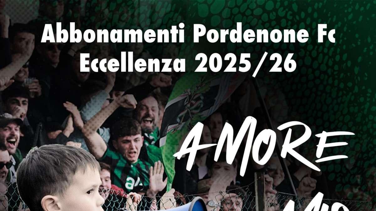 Pordenone Fc: da sabato la campagna abbonamenti "Amore mio"