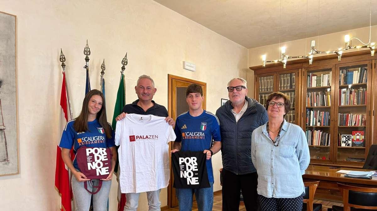 Polisportiva Villanova Judo: il sindaco incontra Francesco Piva e Giada Casetta