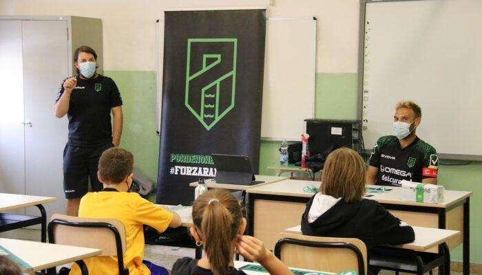 Pordenone Calcio: Stefani in cattedra alla nuovissima classe "sportiva" di Fossalta