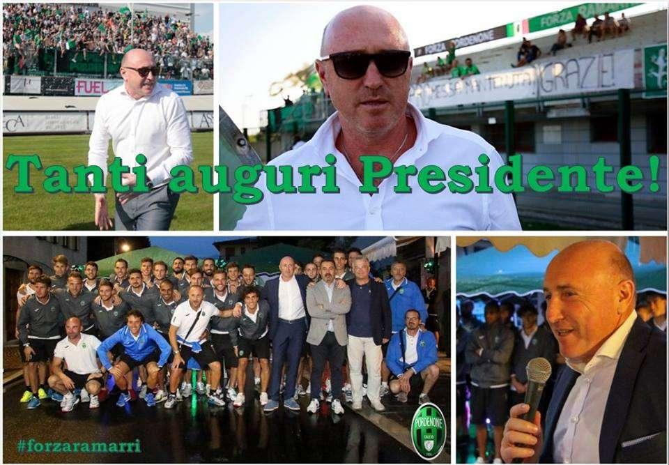 Compleanni neroverdi - Buon compleanno al Presidente Mauro Lovisa