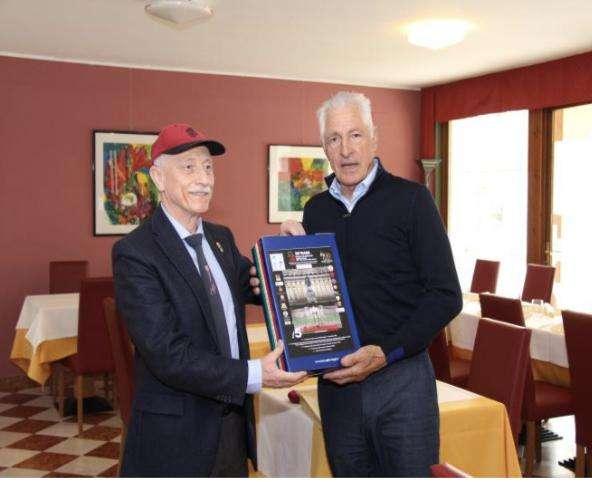 Fiamme Cremisi: amarcord con Francesco Moser per Pio Langella