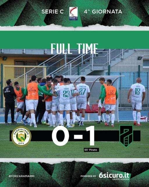 Ramarri primi in classifica; Sangiuliano-Pordenone 0-1, la cronaca 