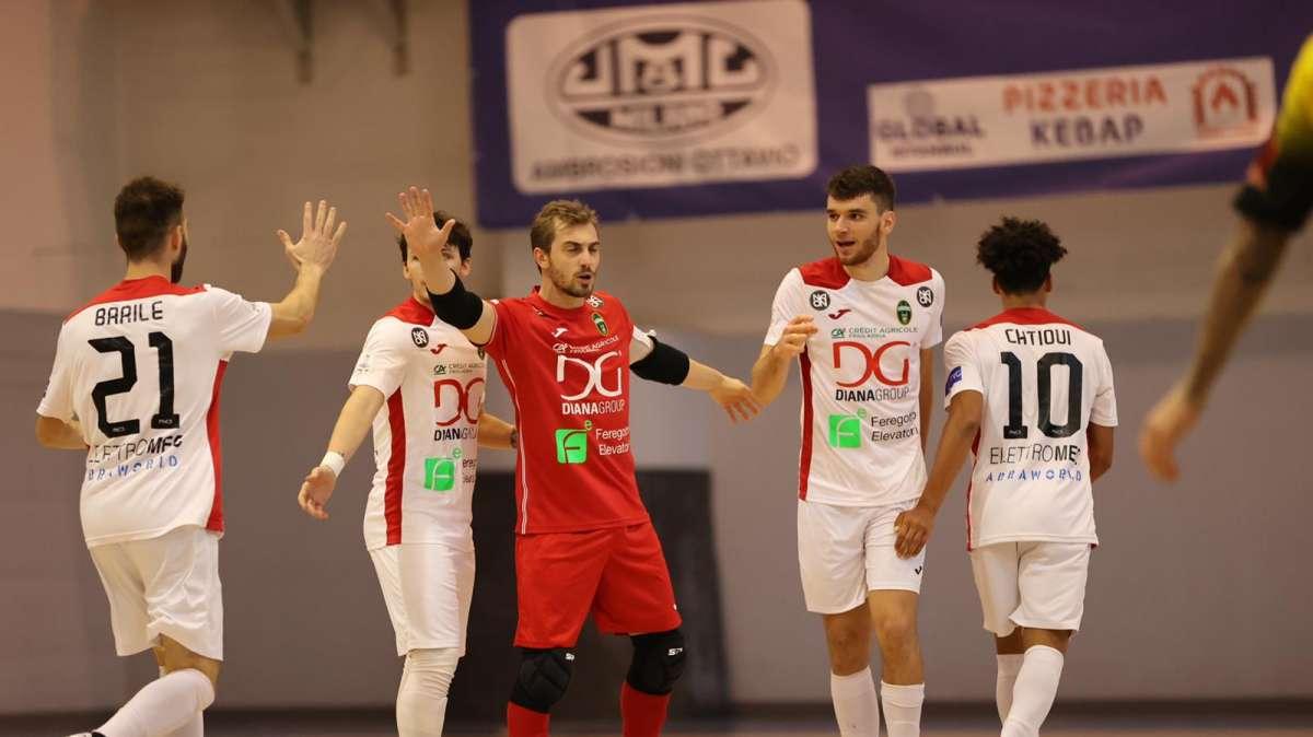 Calcio a 5: Diana Group Pordenone, ottimo punto sul parquet della Domus Bresso