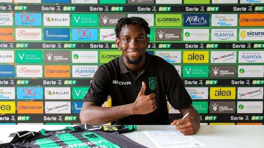 Pordenone Calcio: Tsadjout ha firmato
