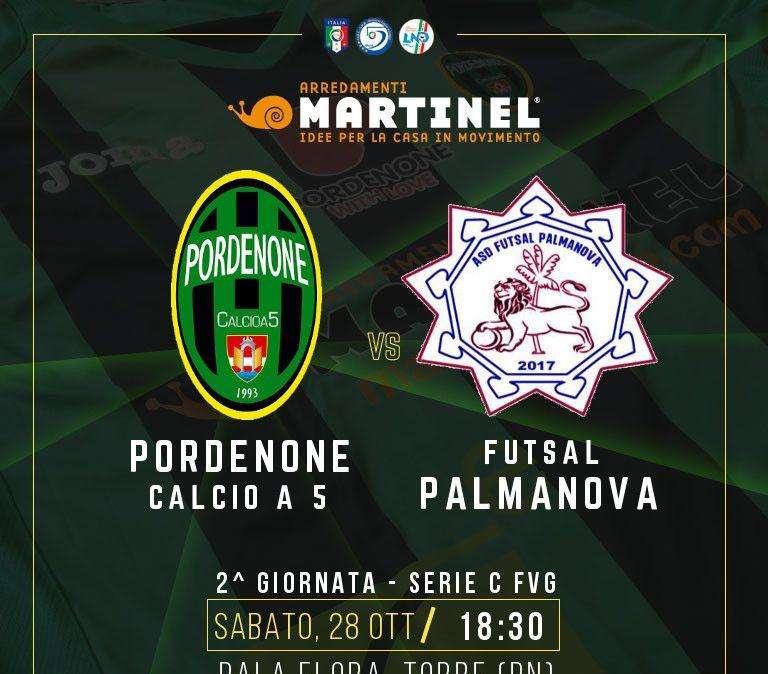 Calcio a 5: Pordenone C5, al Pala Flora arriva il Palmanova