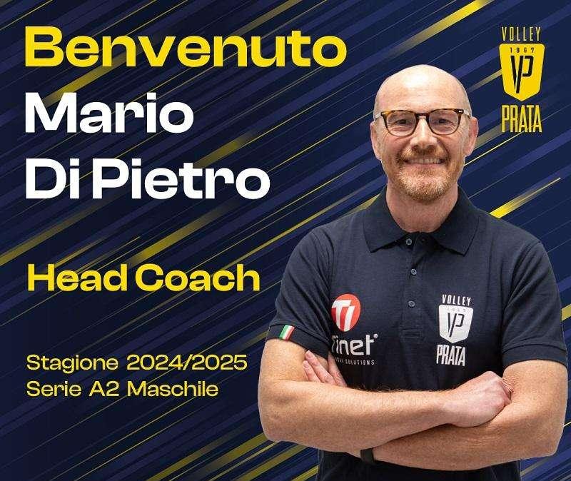 Volley: Tinet Prata, il nuovo Coach è Mario Di Pietro