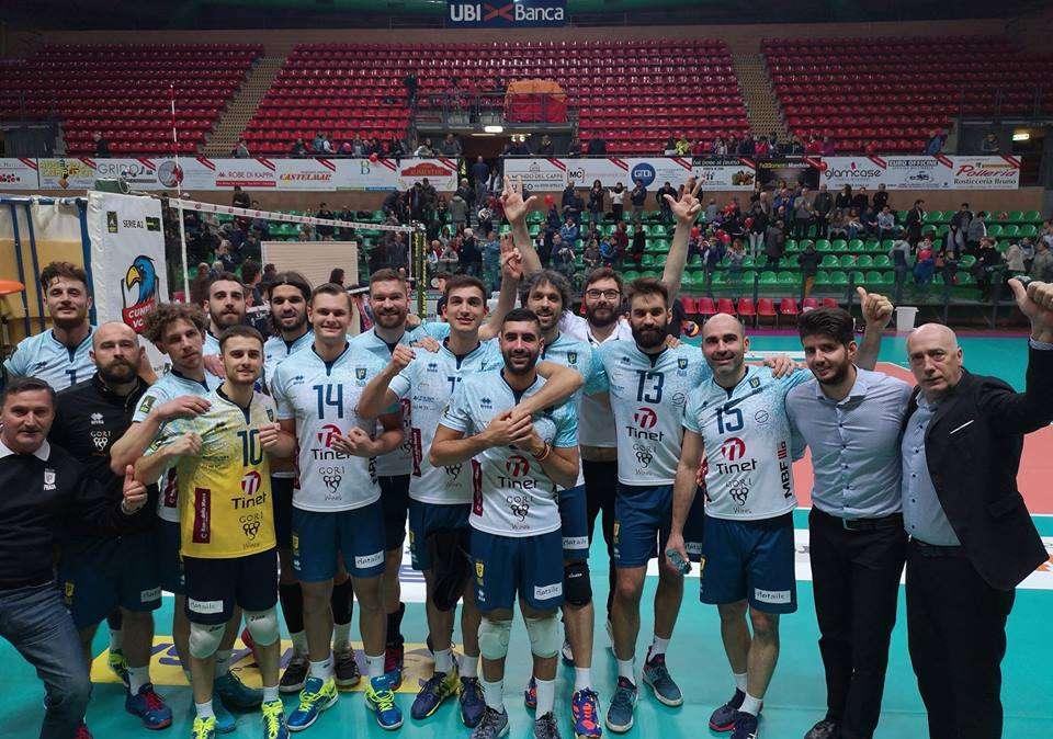 Volley: Tinet Gori Wines Prata, espugnato il PalaBanca di Cuneo