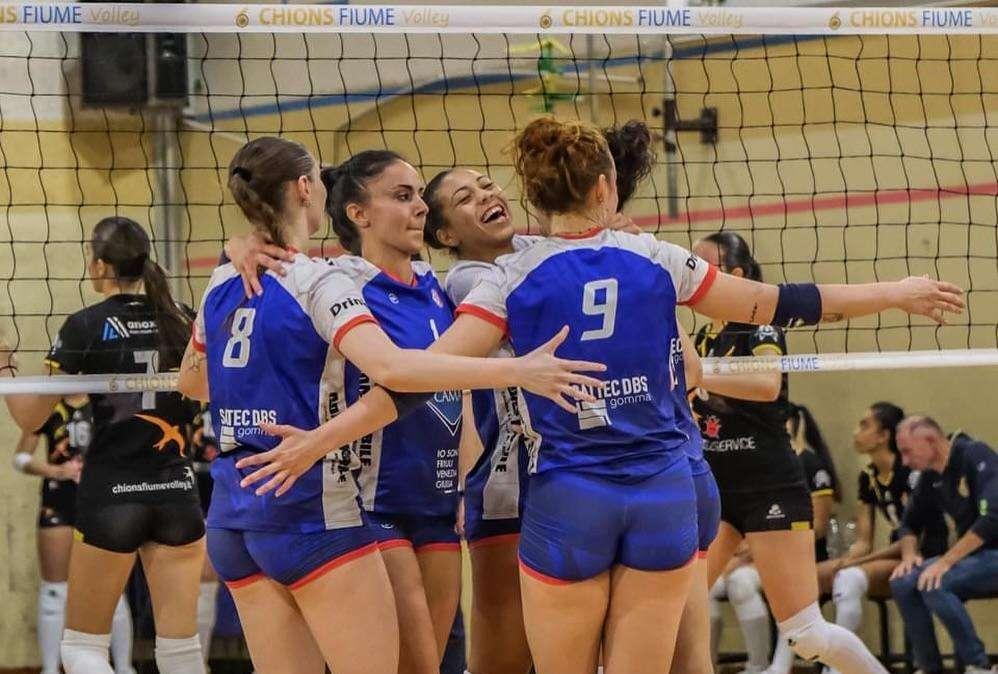 Volley: Lauzacco prevale sulle ragazze del Pordenone Volley