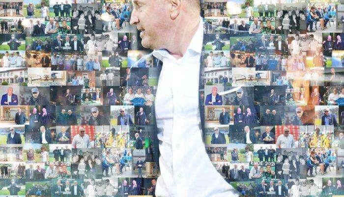 Pordenone Calcio: i ramarri festeggiano il presidente Lovisa