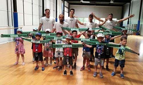 Pordenone Calcio: i bambini del Melarancia in campo con i Ramarri