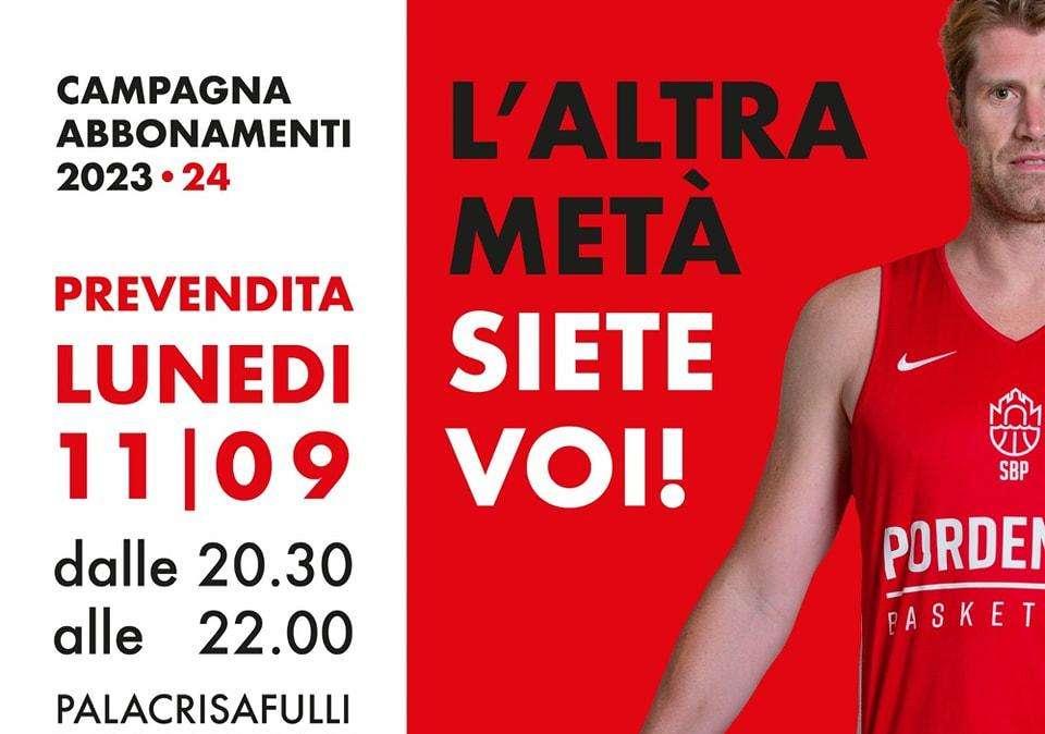 Basket: HORM Pordenone, al via la campagna abbonamenti
