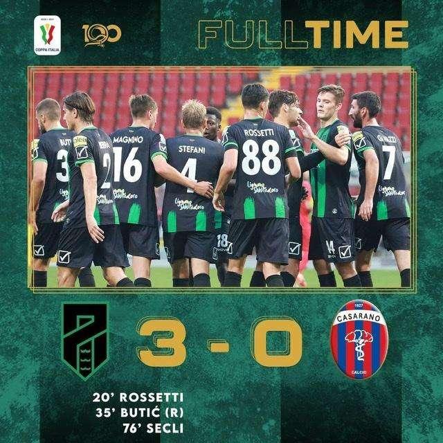 Pordenone Calcio: Coppa Italia, Casarano battuto 3-0