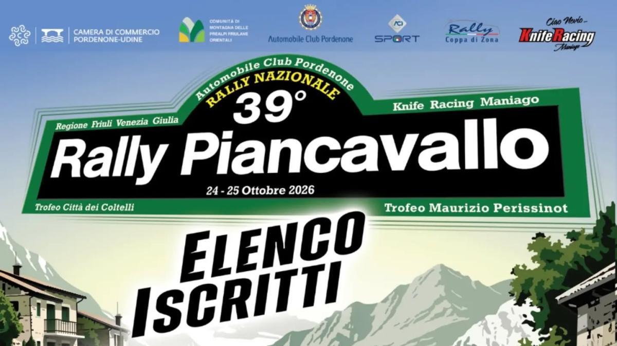 Rally Piancavallo: 104 equipaggi pronti alle sfide dell'edizione n° 39