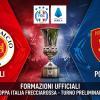 Ascoli-Potenza, le formazioni ufficiali