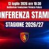 Potenza, lunedì 13 luglio la conferenza stampa di presentazione della stagione 2026/27