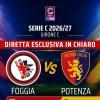 Il match tra Foggia e Potenza sarà trasmesso in chiaro