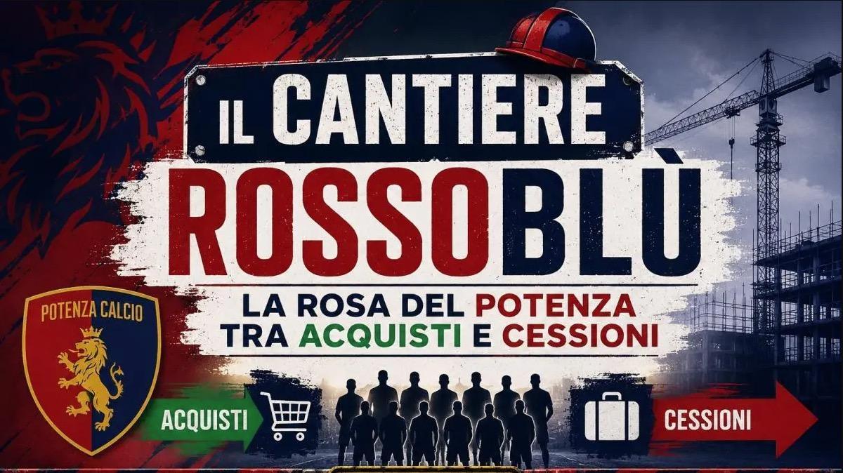 Il Cantiere Rossoblù: la rosa del Potenza tra acquisti e cessioni