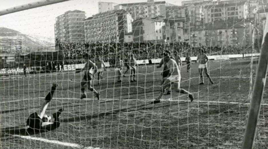 Una gara del Potenza anno 1975