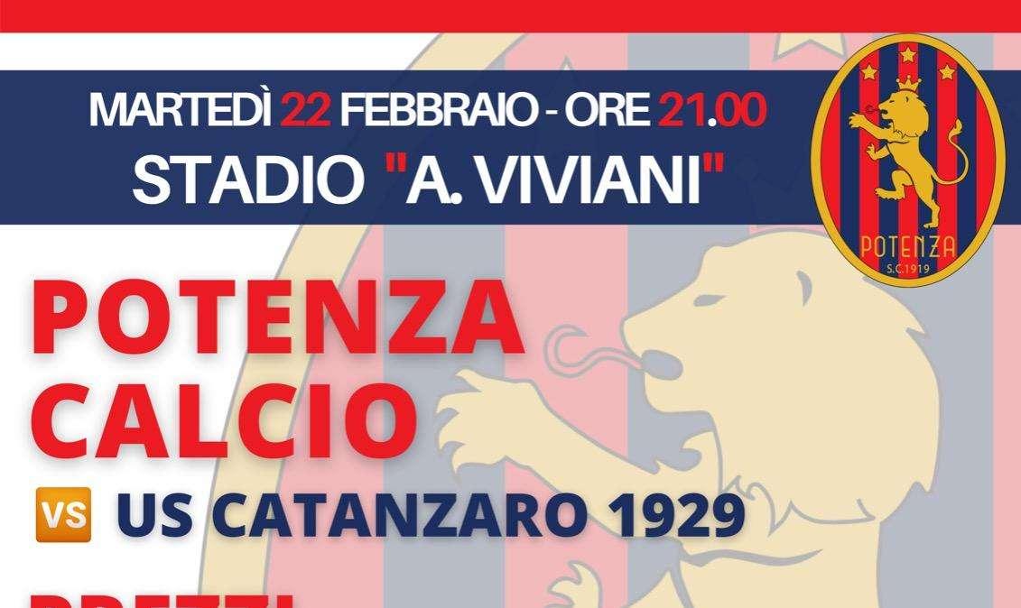 Potenza-Catanzaro, al via la prevendita a prezzi "pieni"
