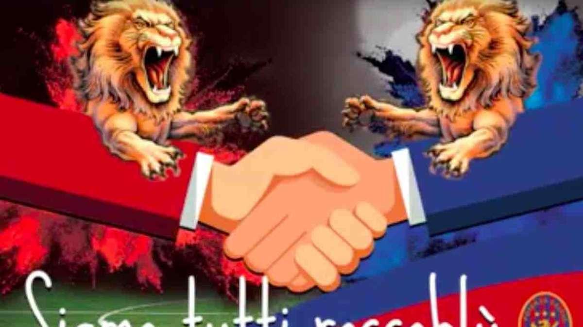 "Siamo tutti rossoblu".