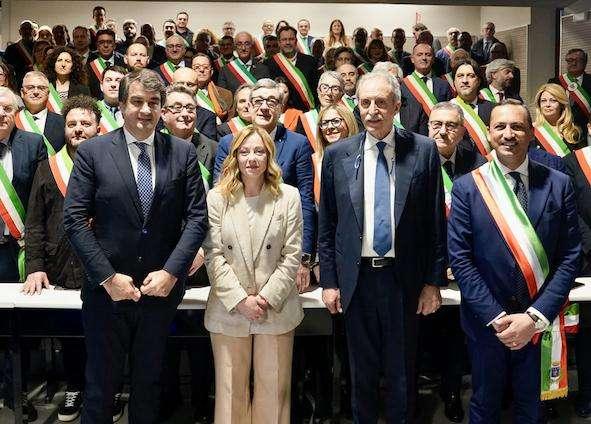 Il Presidente del Consiglio Giorgia Meloni a Potenza firma l'Accordo per lo sviluppo e la coesione