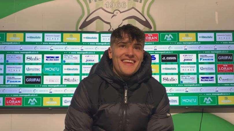 Compagnon: "Grandissima soddisfazione per me e soprattutto per la mia famiglia. Voglio dedicare il goal al presidente Salvatore Caiata"