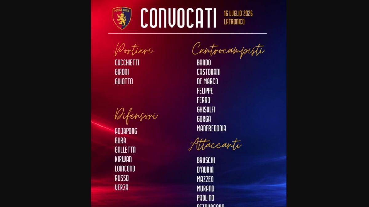 Potenza, è iniziata a Latronico la preparazione per la stagione 2026/2027