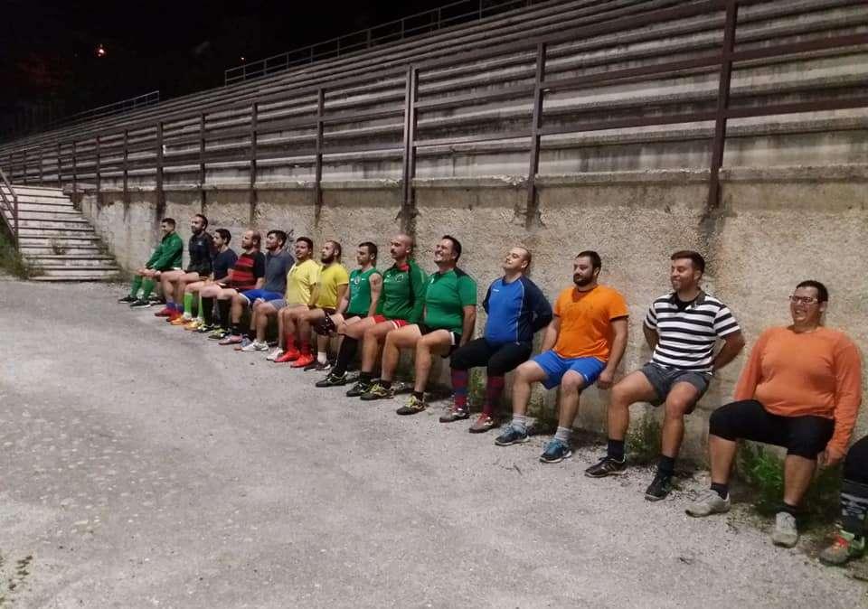 La prima seduta di allenamento