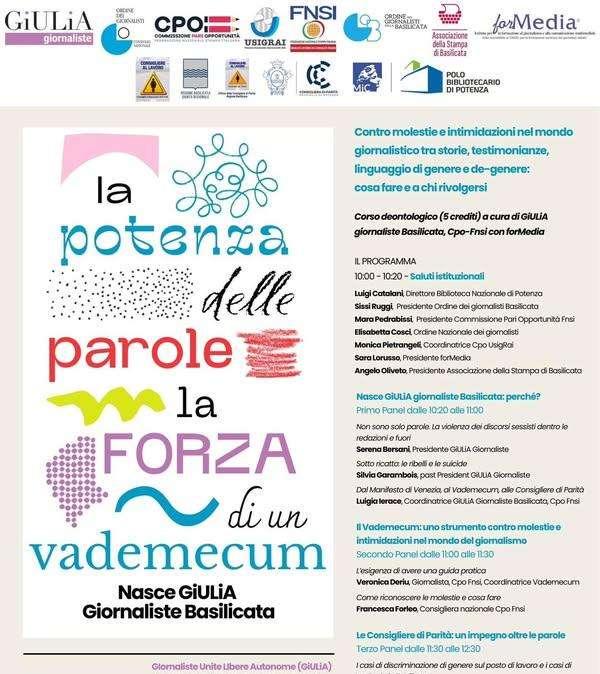 Nasce GiULiA Giornaliste Basilicata
